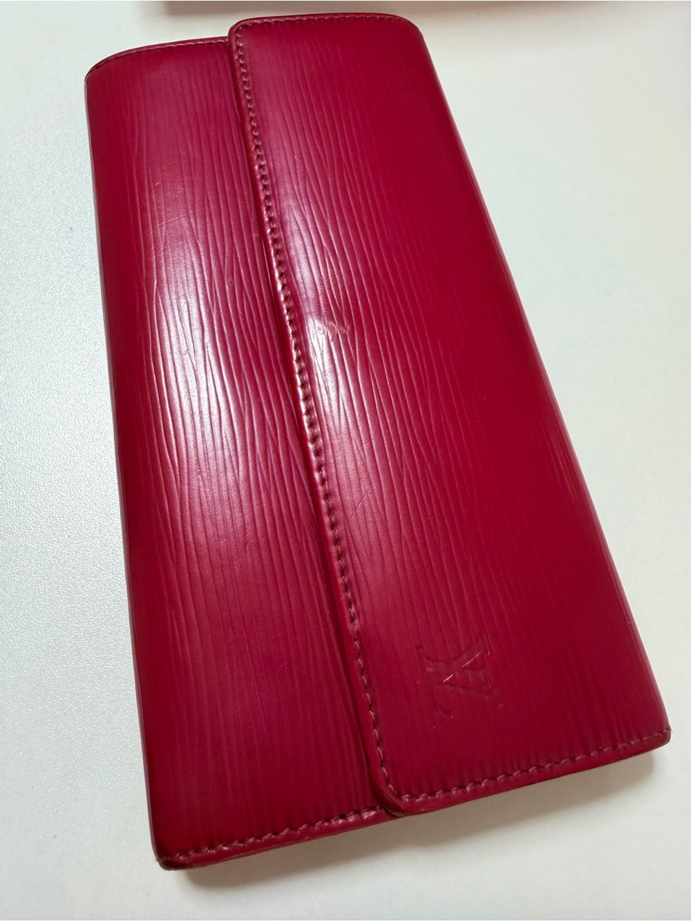 Louis Vuitton Pink Epi Leather Long Wallet